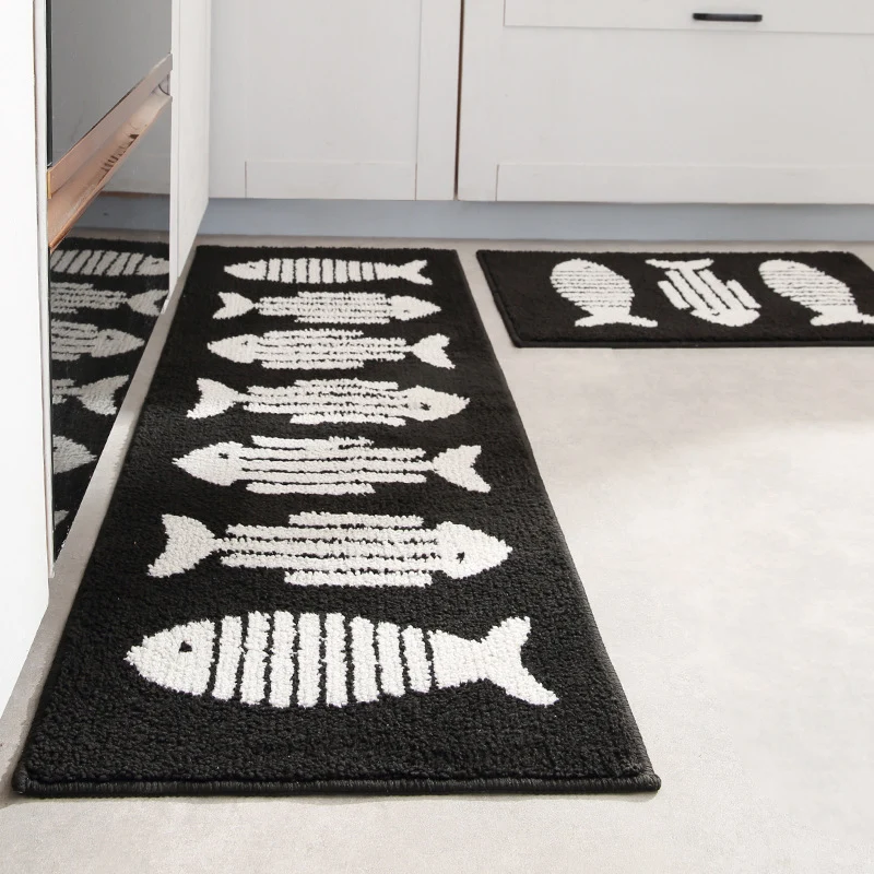 Nautisch inspiriertes Küchenläufer-Matte für Zuhause