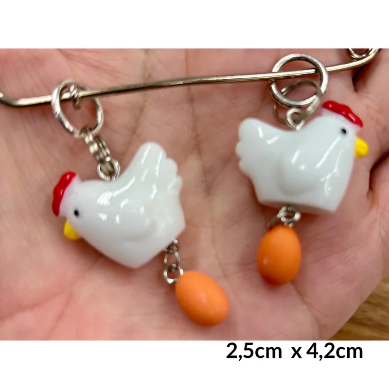 2 chicken and egg markers