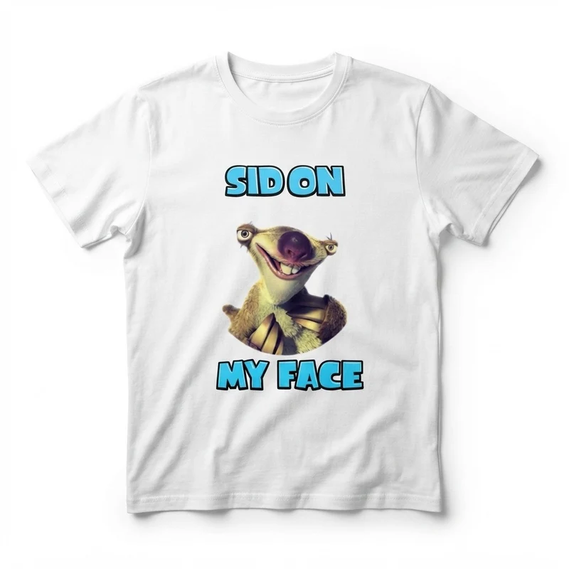 Sid On My Face – Rolig t-shirt