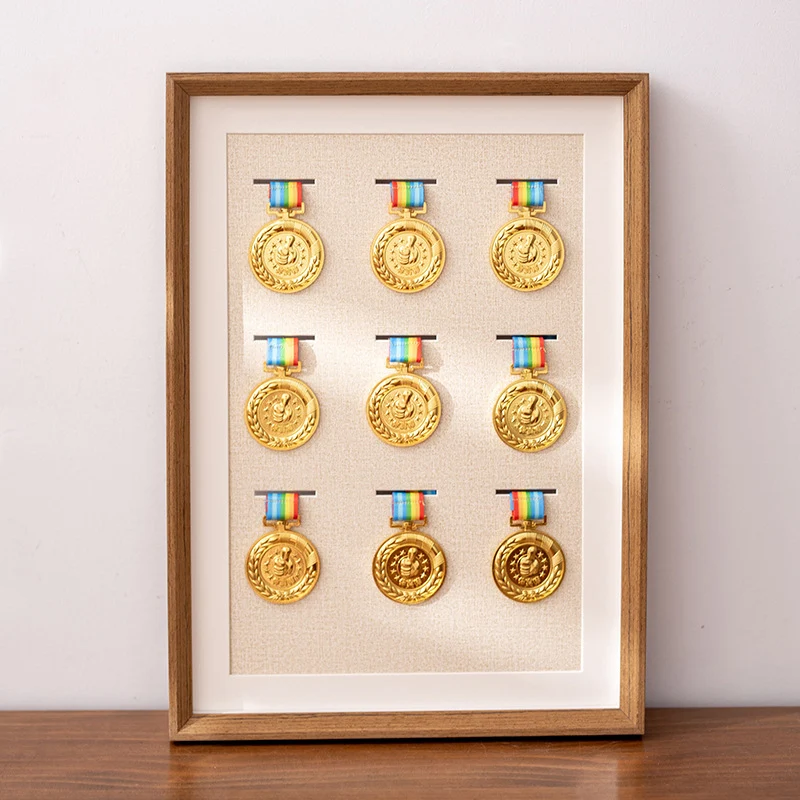 Dekorative Medaille Display Schatten Box Rahmen für Zuhause