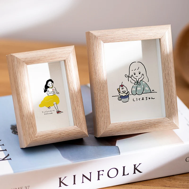 Künstlerische Charakterillustration Präsentationsrahmen