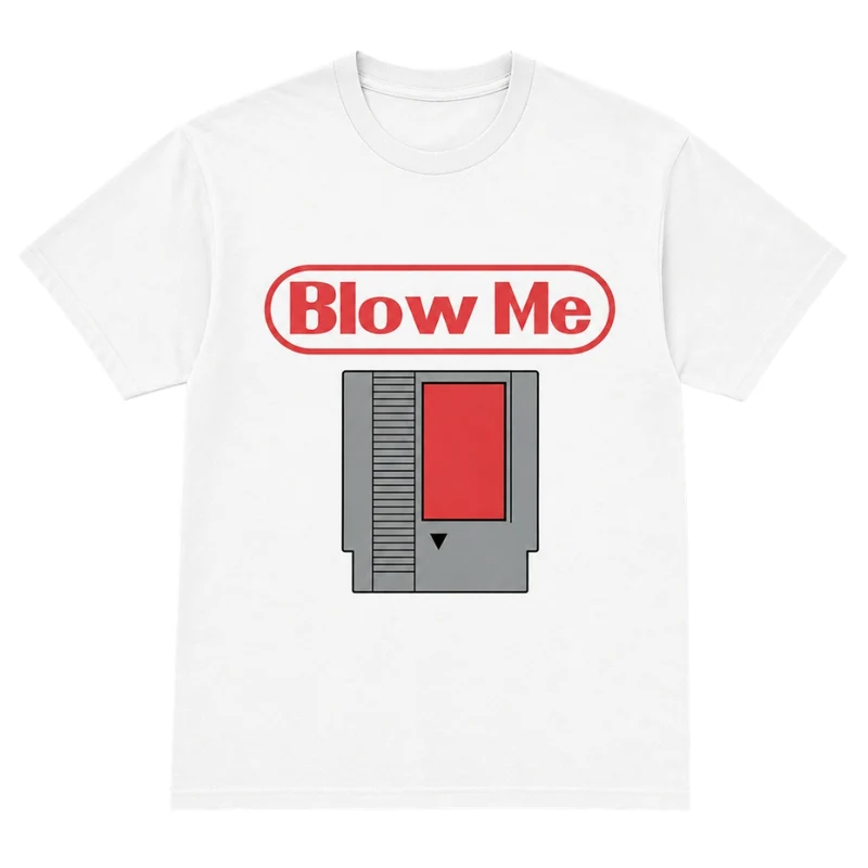 Blow Me – Retro gaming t-shirt