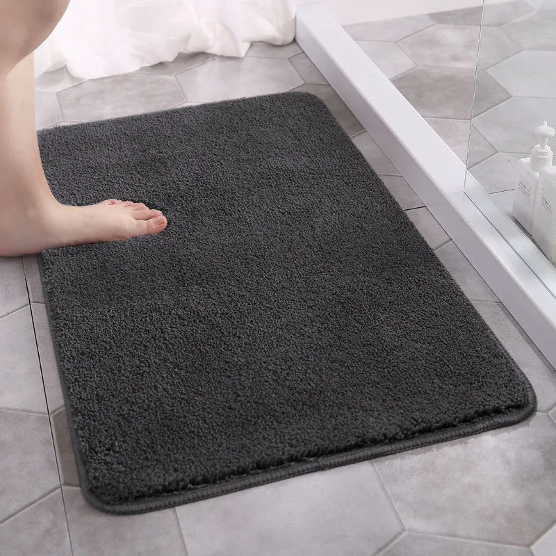 Weicher Plüsch-Badeteppich für das Badezimmer