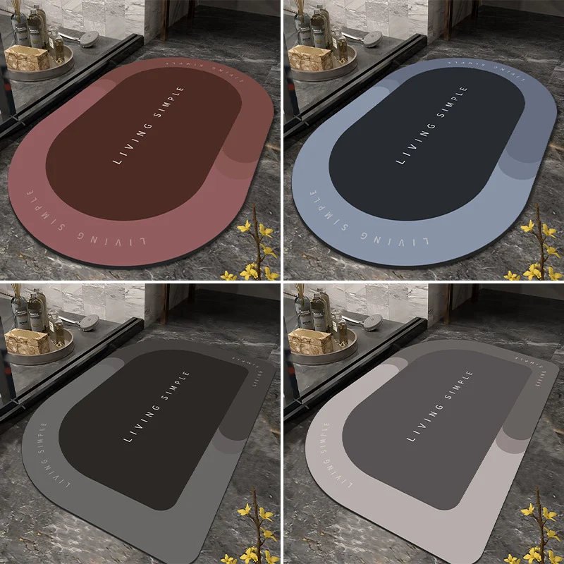 Entspannungs-Themen-Badezimmermatte für Zuhause