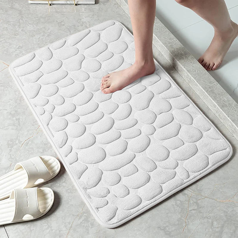 Plüsch tropisches Blatt Badmatte für Badezimmer
