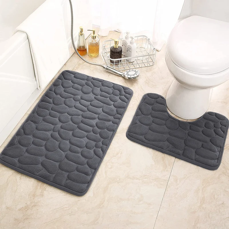 Plüsch tropisches Blatt Badmatte für Badezimmer