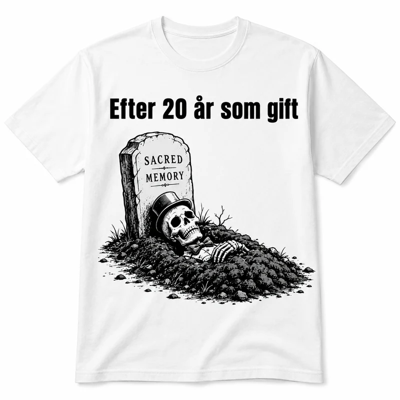 Efter 20 år som gift – Rolig t-shirt