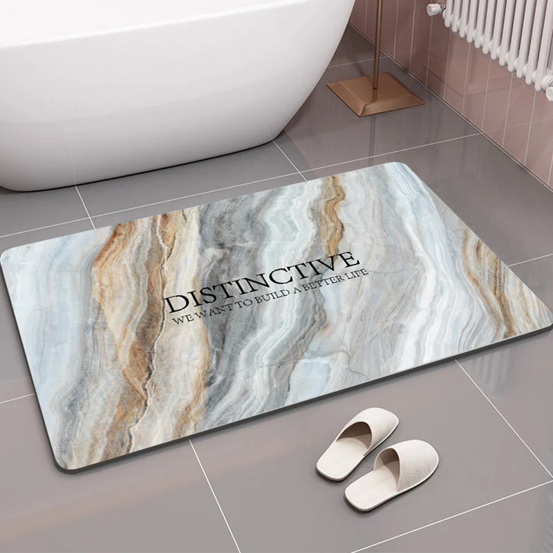 Geometrisch gemusterte Memory-Schaum-Badezimmermatte für das Badezimmer