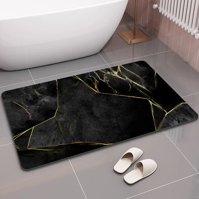 Geometrisch gemusterte Memory-Schaum-Badezimmermatte für das Badezimmer