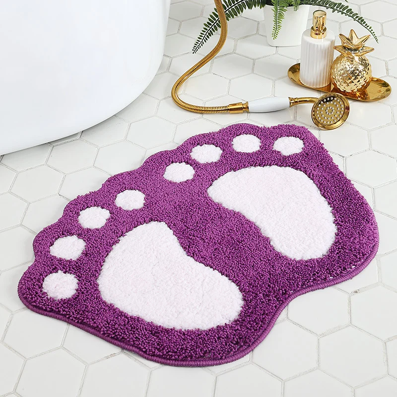 Fun Footprint Badmatte für das Badezimmer