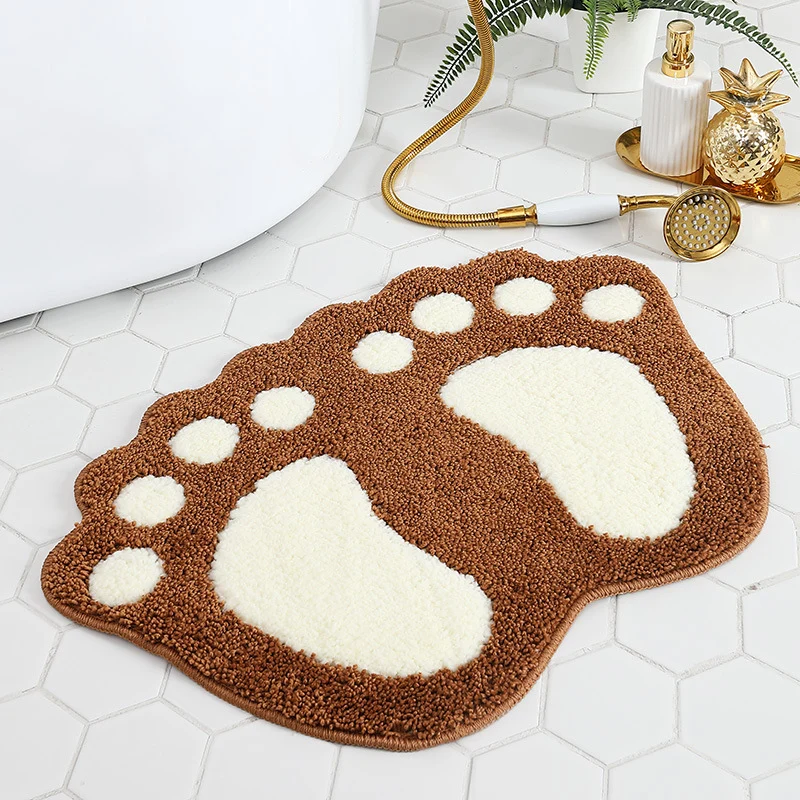 Fun Footprint Badmatte für das Badezimmer