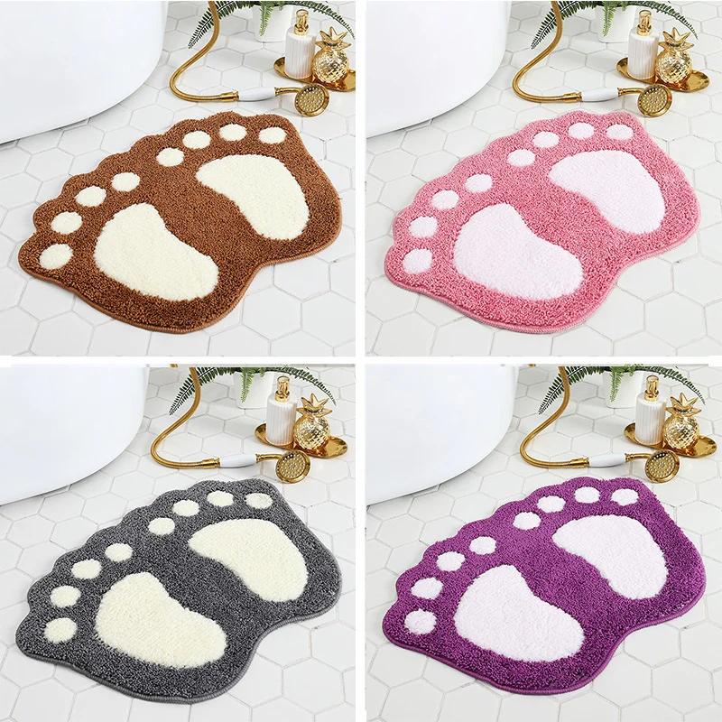 Fun Footprint Badmatte für das Badezimmer