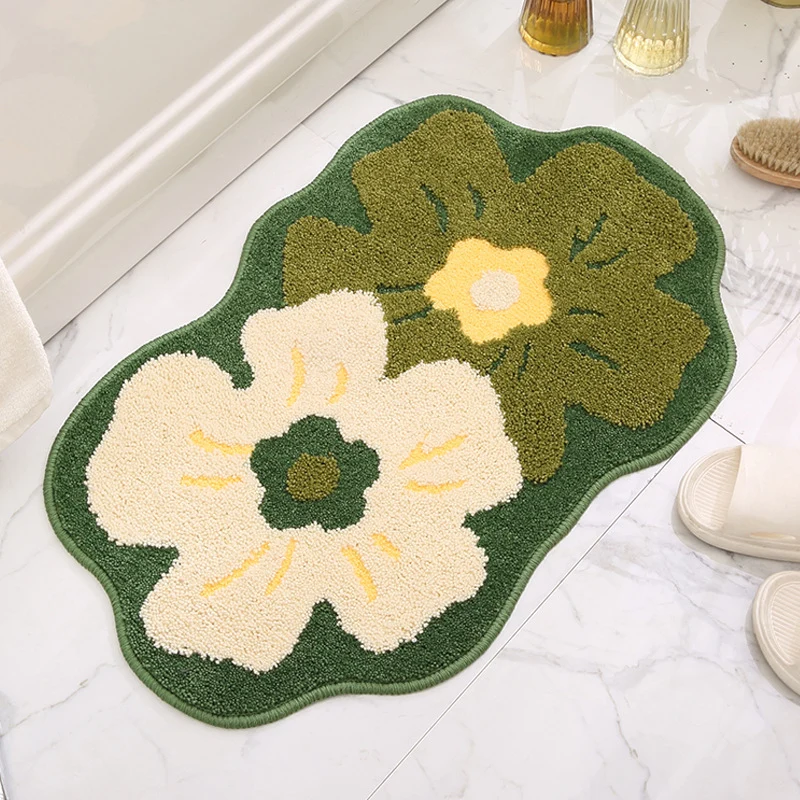Blumenförmige Badematte für das Badezimmer