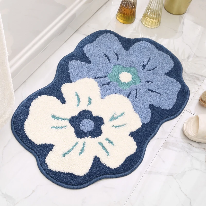 Blumenförmige Badematte für das Badezimmer