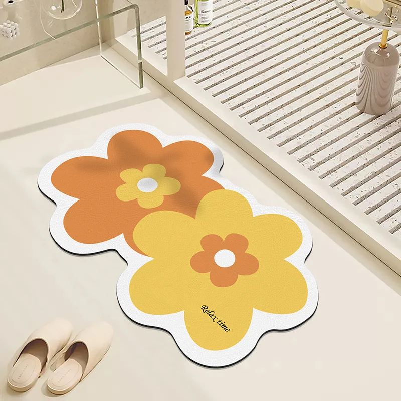 Floral Design Badmat für Badezimmer