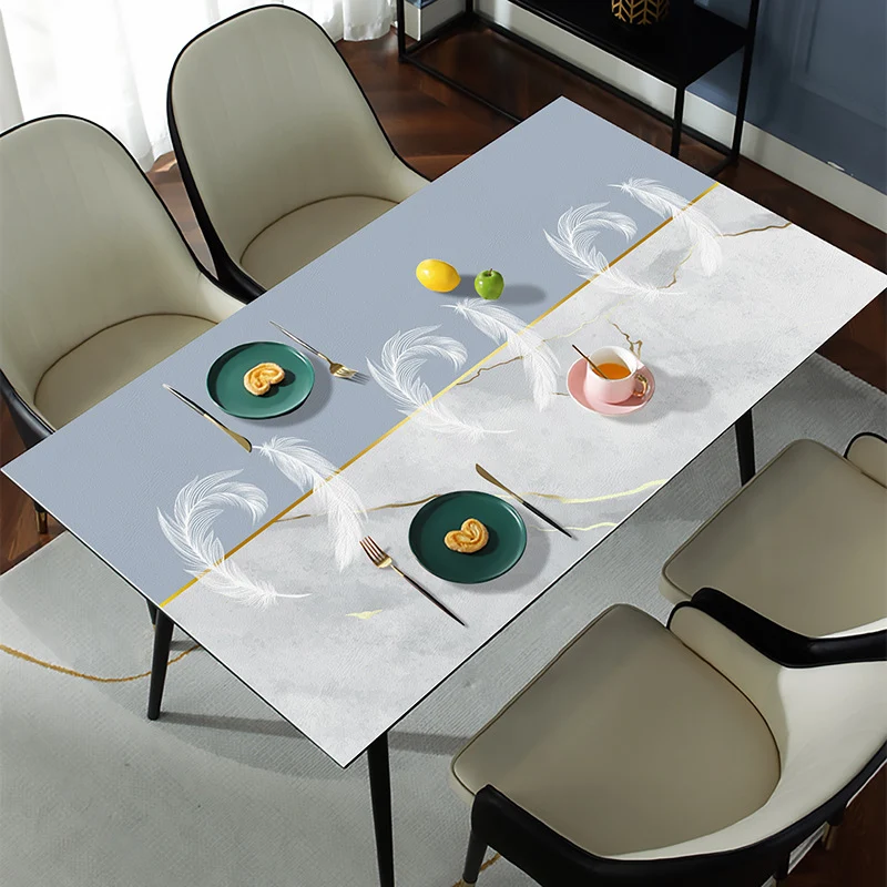 Eleganter Marmor Design Tischläufer für das Esszimmer