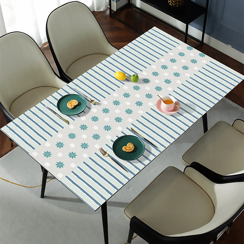 Eleganter Marmor Design Tischläufer für das Esszimmer