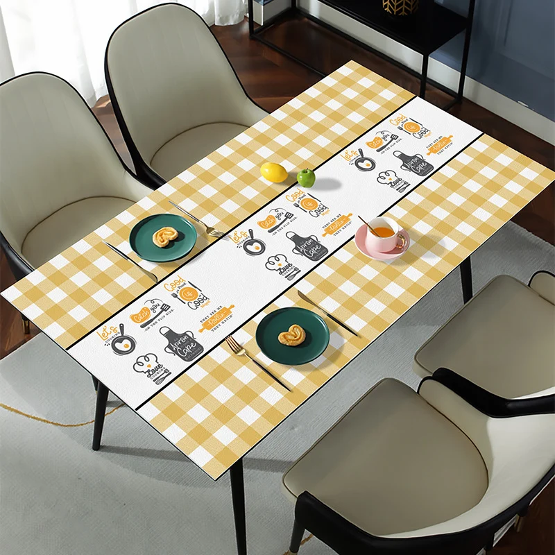 Eleganter Marmor Design Tischläufer für das Esszimmer