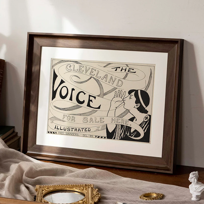 Vintage Dekorativer Kunstdruckrahmen für Zuhause