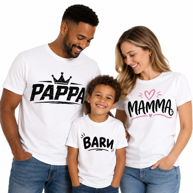 Mini-Match® – Mamma / Pappa / Barn (2 designer)