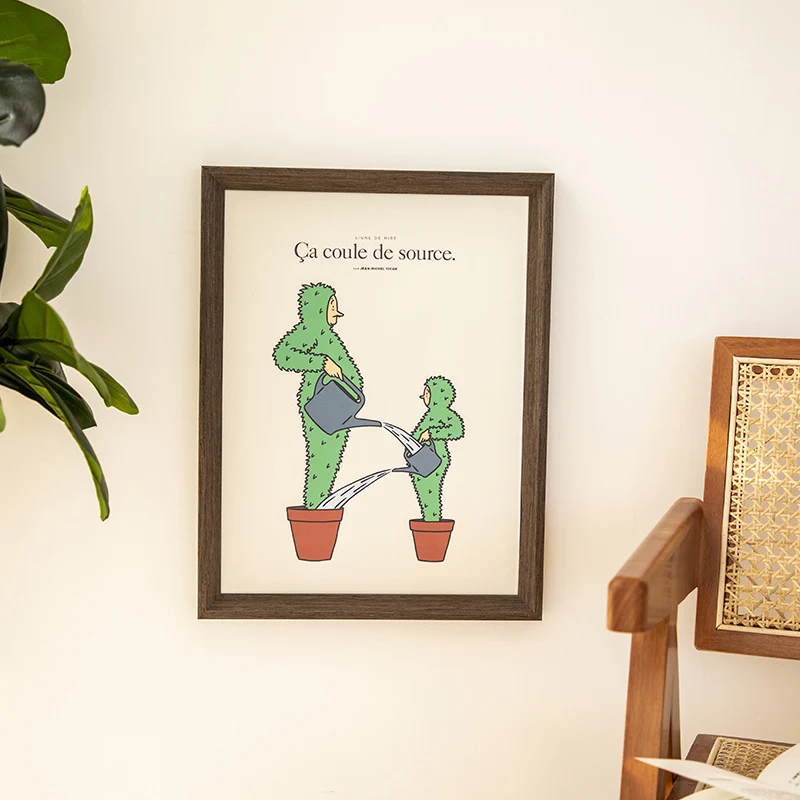 Dekorative Botanische Wandkunst Rahmen