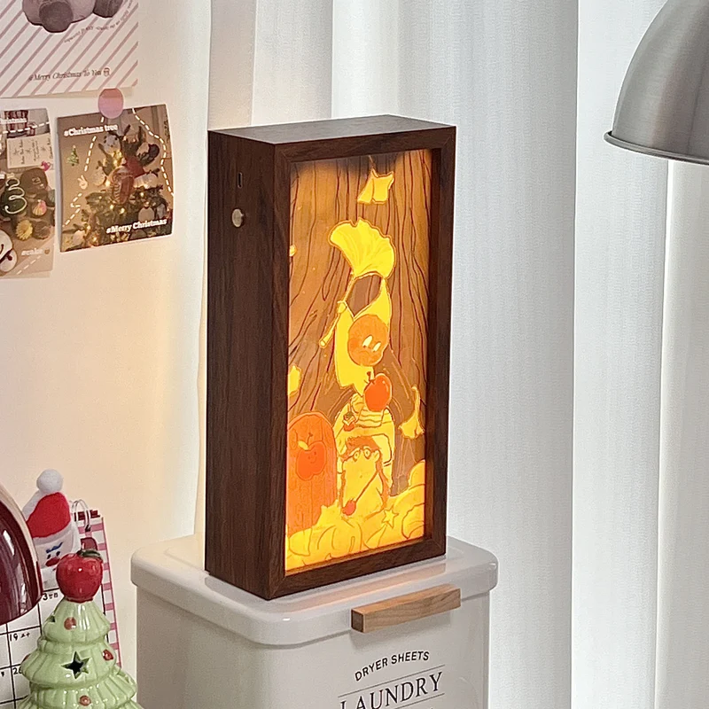 Künstlerische LED Schattenboxlampe