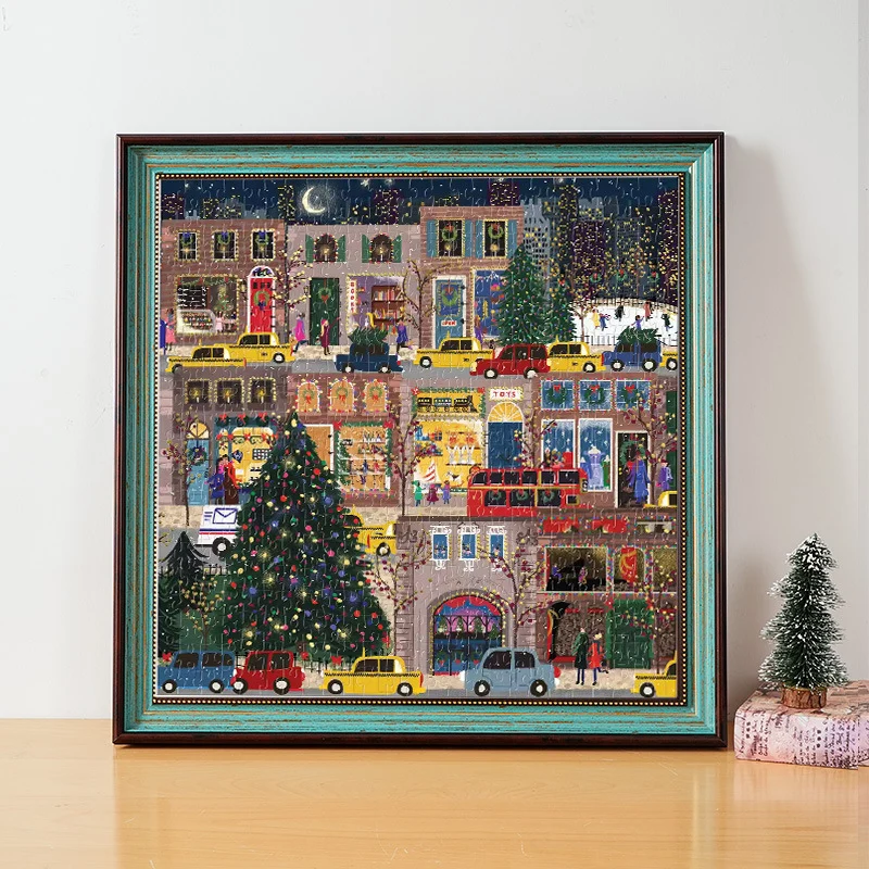 Künstlerischer, urlaubsbezogener Puzzle-Kunstrahmen
