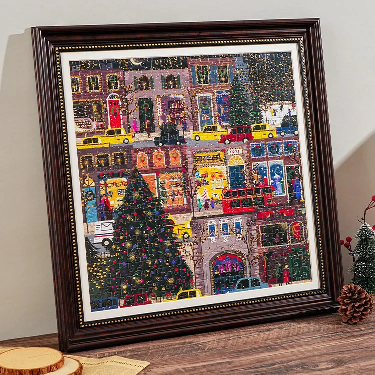 Künstlerischer, urlaubsbezogener Puzzle-Kunstrahmen