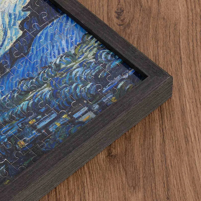Künstlerische Gerahmte Puzzle Anzeige