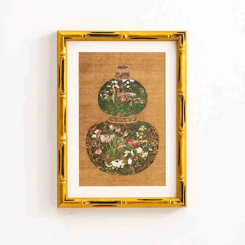 Künstlerisch gerahmtes dekoratives florales Kunstwerk