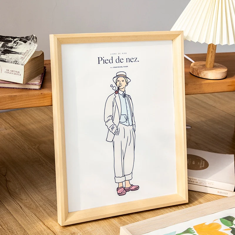 Künstlerische Modeillustrationsrahmen