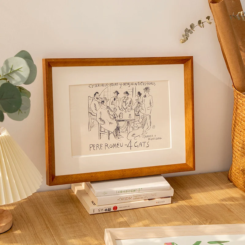 Künstlerische Modeillustrationsrahmen
