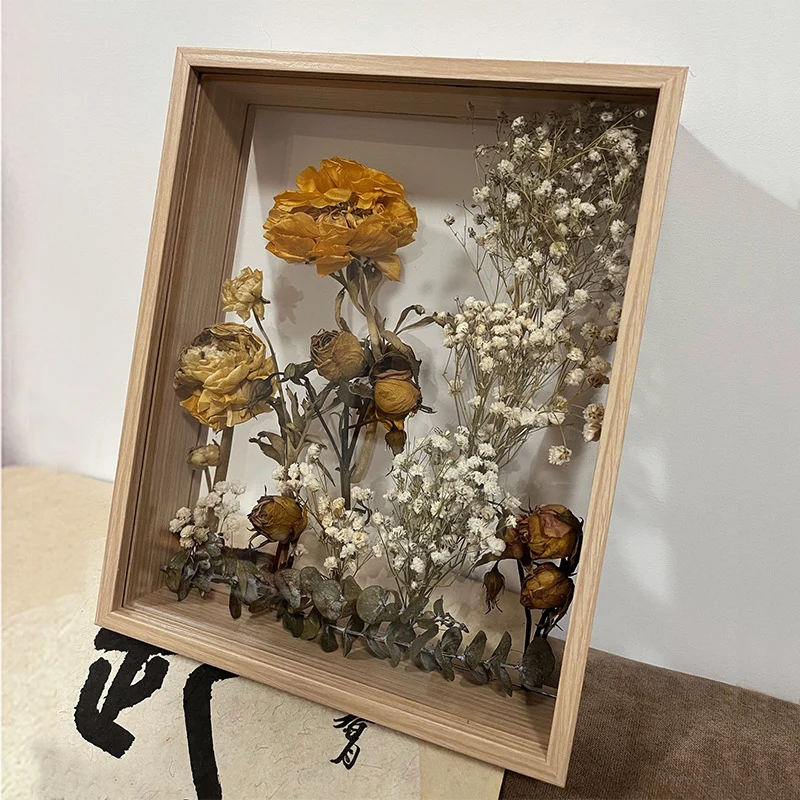 Florale Schattenbox Anzeige für Wohnkultur