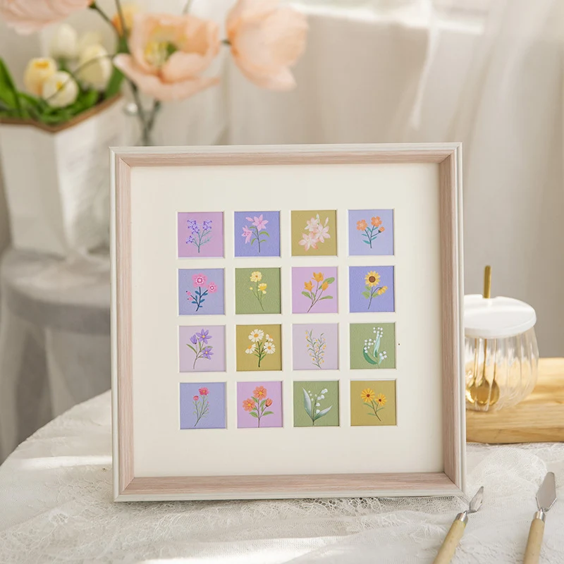 Floral Art Vierfach Collage Rahmen für Zuhause