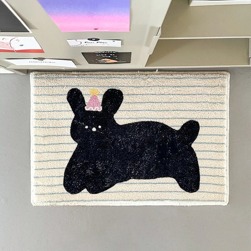 Verspielte Hunde-Themen-Welcome Mat