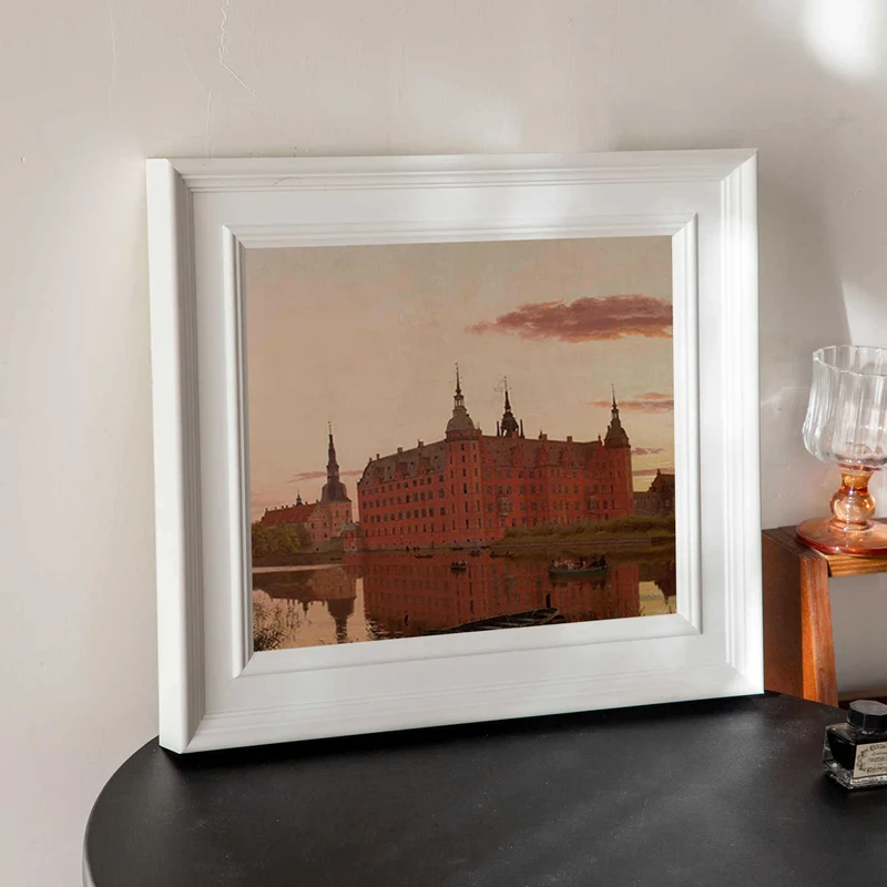 Eleganter quadratischer dekorativer Bilderrahmen für Zuhause