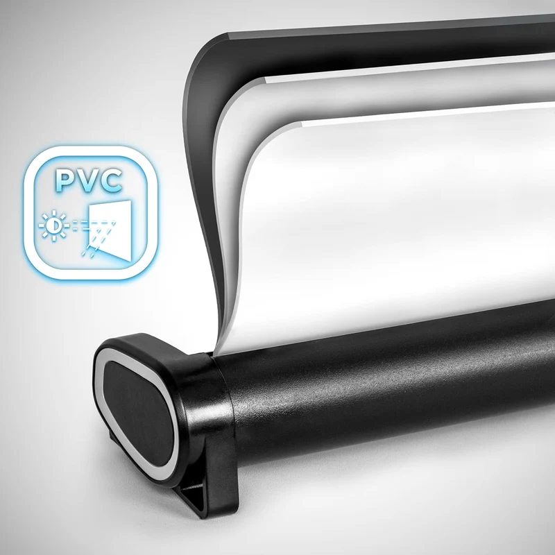Duronic DPS50 16:9 Beamer Leinwand | 50 Zoll Projektor Leinwand | 16:9 Heimkino | Gain +1 mobile Beamerleinwand für Tische und Schränke | 4K UHD, 3D, Full HD 1080p | Kompakte Projektionsleinwand