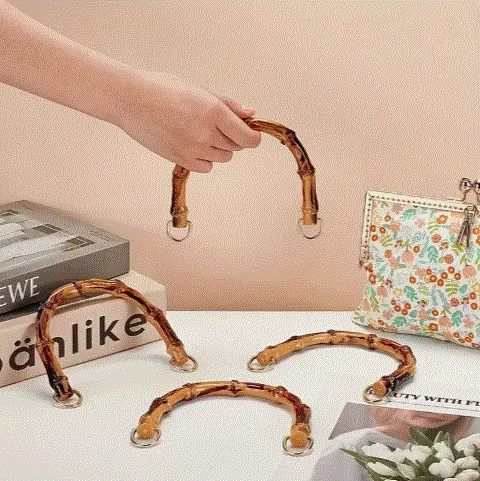 Bamboo bag handles