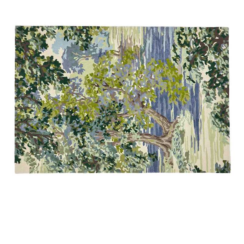 Natur-inspirierte dekorative Teppich