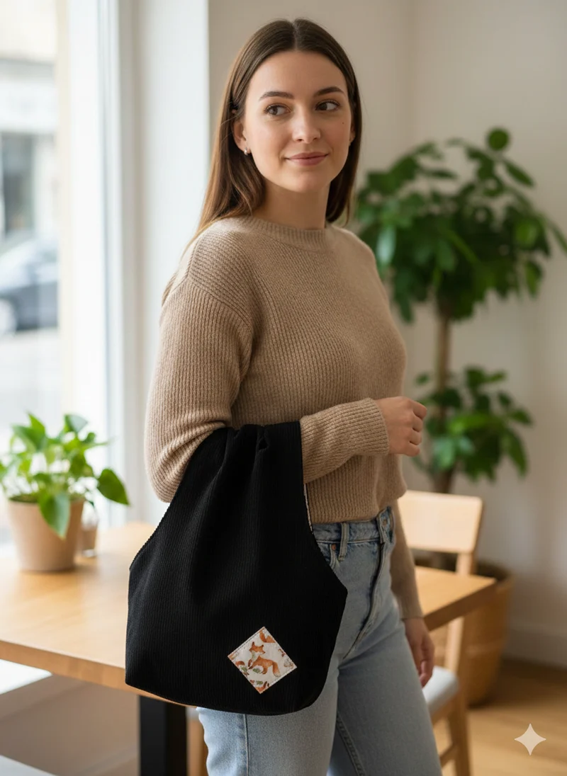 Small reversible project bag