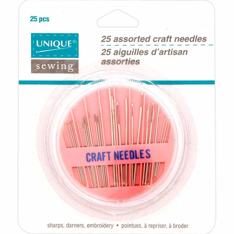 Assorted craft needles UNIQUE SEWING - 25 pieces