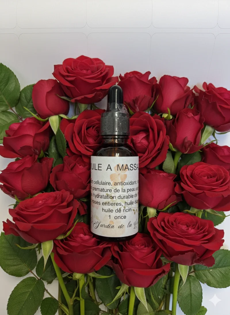Rose massage oil - Infused oil