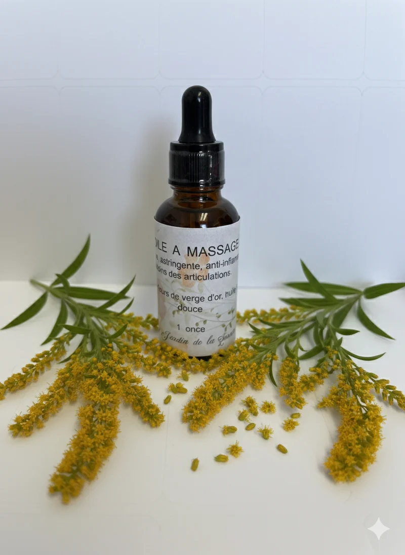 Goldenrod Massage Oil - Infused Oil