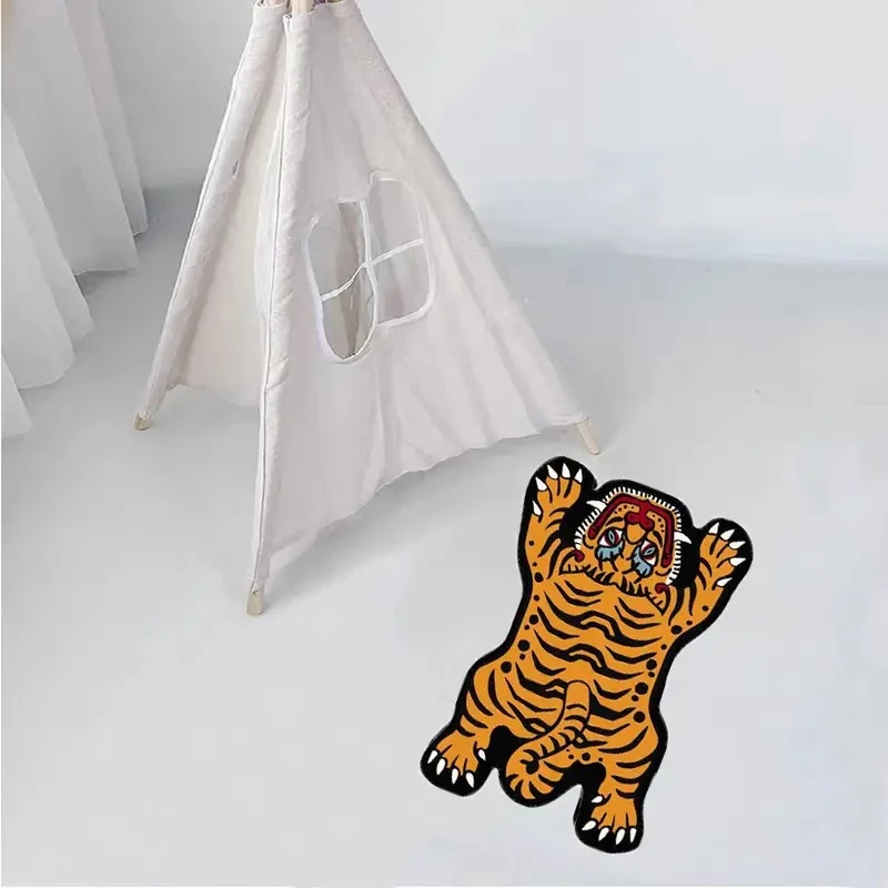 Leopardenmuster Plüsch Badezimmermatte