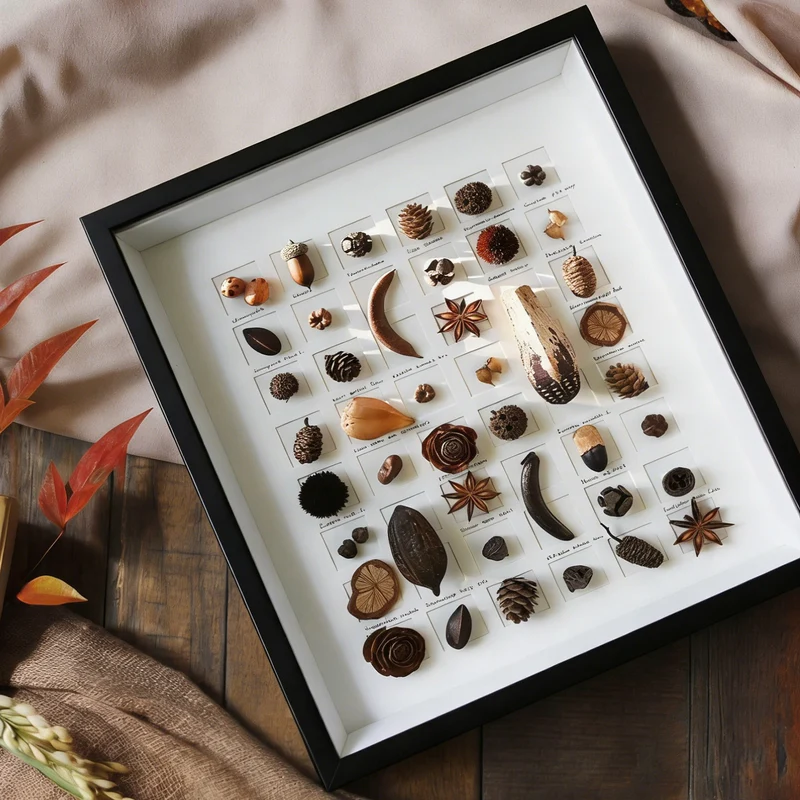 Botanische Schattenkasten Kunstrahmen