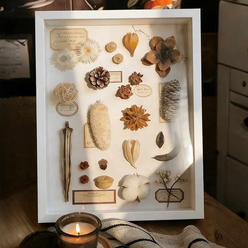 Botanische Schattenkasten Kunstrahmen