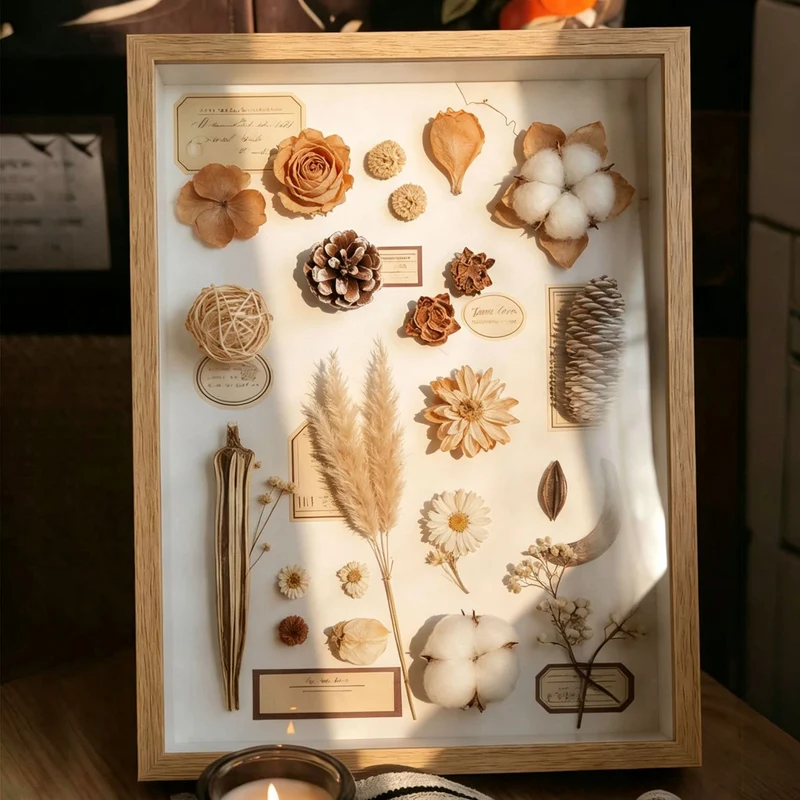 Botanische Schattenkasten Kunstrahmen