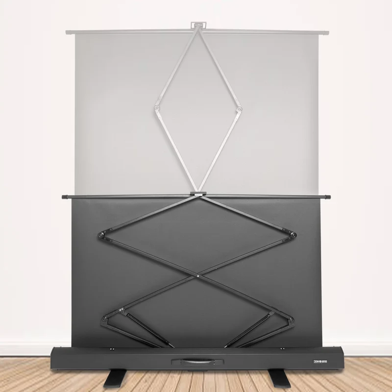 Duronic FPS60 Leinwand, 60 Zoll mobile Kofferleinwand mit 122 cm x 91 cm, 4:3 Heimkino mit 4K Full HD 3D, Projektionsleinwand für Beamer, Gain 1.0, Beamerleinwand für Büro und Präsentationen