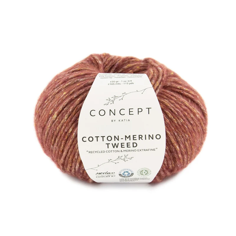 Cotton-Merino tweed by Katia Concept
