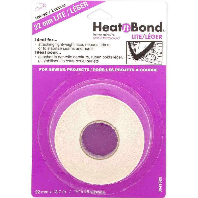 HEATNBOND Lightweight Iron-On Tape - 22mm x 13.7m (7/8″ x 15yd.)